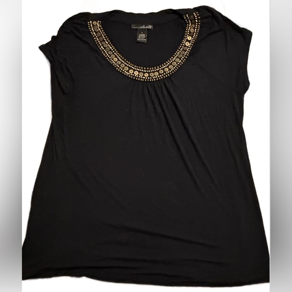 Black Willi Smith Embellished Women's Top